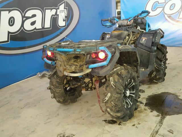 3JBLWAX26GJ002100 - 2016 CAN-AM OUTLANDER BLUE photo 4