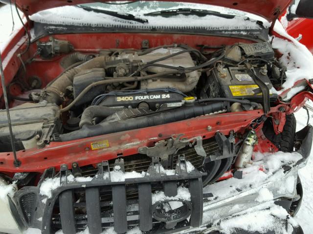 5TEHN72N82Z058902 - 2002 TOYOTA TACOMA DOU RED photo 7