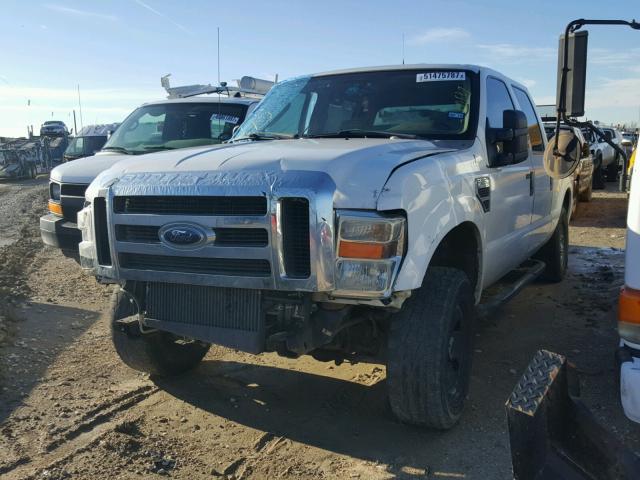 1FTSW21R28ED29426 - 2008 FORD F250 SUPER WHITE photo 2