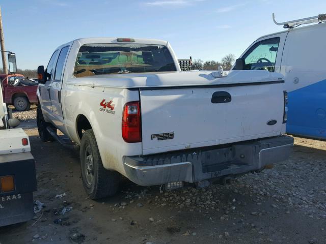 1FTSW21R28ED29426 - 2008 FORD F250 SUPER WHITE photo 3