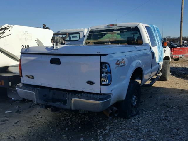 1FTSW21R28ED29426 - 2008 FORD F250 SUPER WHITE photo 4