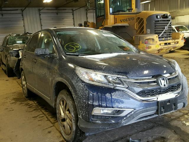 5J6RM4H58GL139444 - 2016 HONDA CR-V EX BLUE photo 1