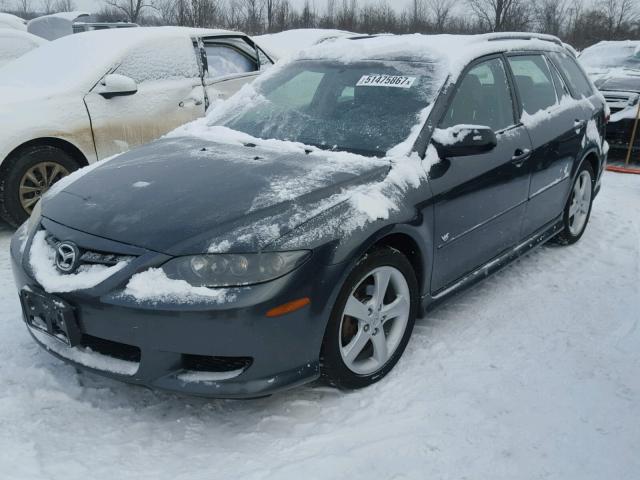 1YVHP82D045N92788 - 2004 MAZDA 6 S BLACK photo 2