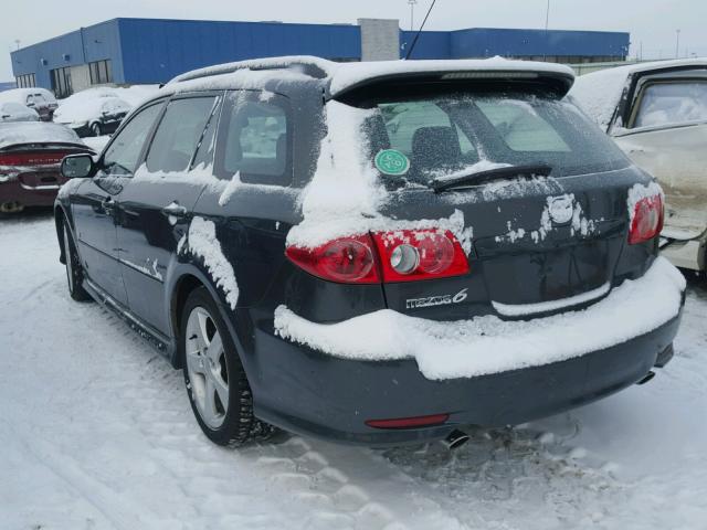 1YVHP82D045N92788 - 2004 MAZDA 6 S BLACK photo 3