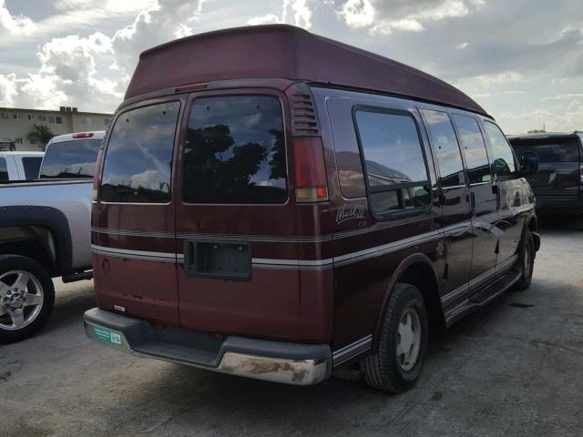 1GBFG15M7T1023916 - 1996 CHEVROLET G10 BURGUNDY photo 4