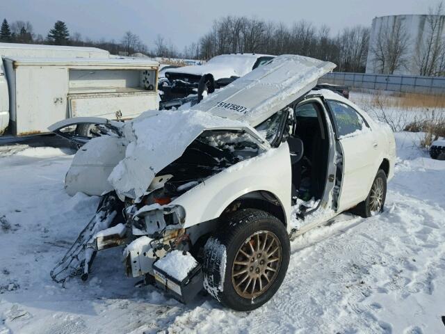 1C3EL46X06N274954 - 2006 CHRYSLER SEBRING WHITE photo 2