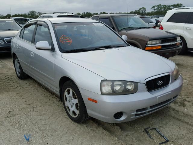 KMHDN45DX2U347509 - 2002 HYUNDAI ELANTRA GL SILVER photo 1