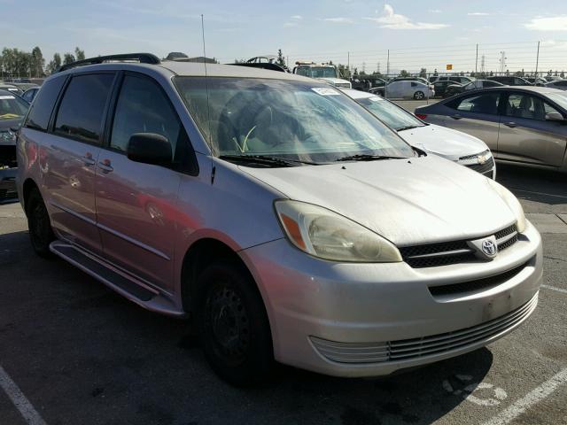 5TDZA23C05S254320 - 2005 TOYOTA SIENNA CE GRAY photo 1