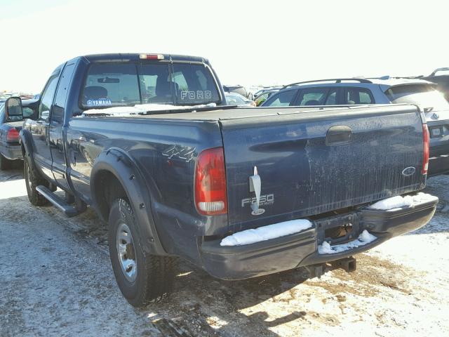 1FTNX21L84EA39157 - 2004 FORD F250 SUPER BLUE photo 3