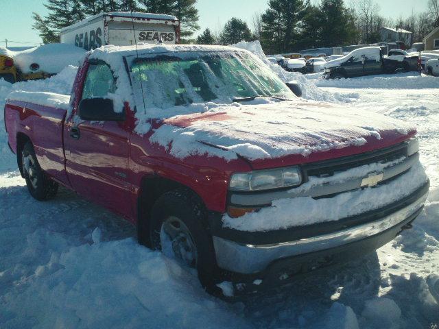 1GCEC14V91E295967 - 2001 CHEVROLET SILVERADO RED photo 1