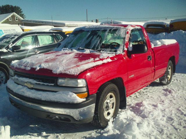 1GCEC14V91E295967 - 2001 CHEVROLET SILVERADO RED photo 2