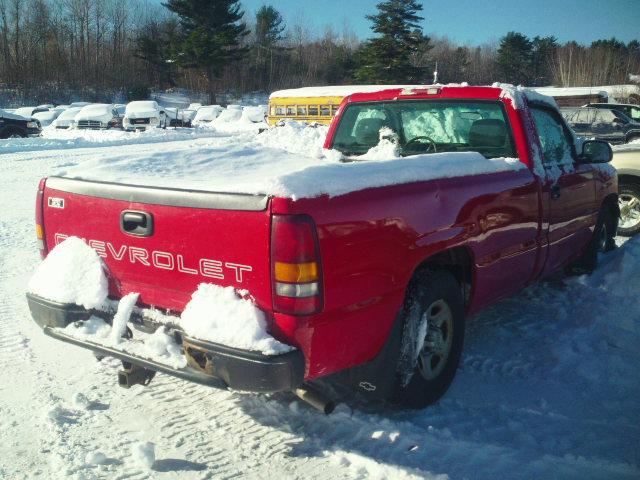 1GCEC14V91E295967 - 2001 CHEVROLET SILVERADO RED photo 4