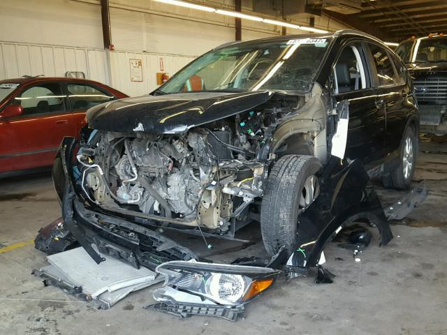 5J6RM4H72CL024785 - 2012 HONDA CR-V EXL BLACK photo 2