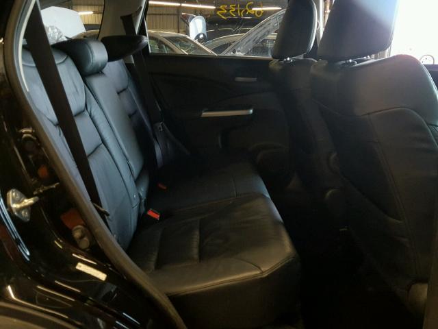 5J6RM4H72CL024785 - 2012 HONDA CR-V EXL BLACK photo 6