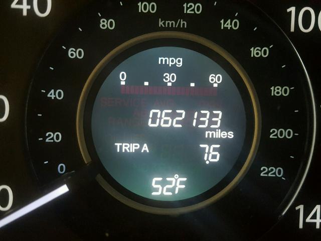 5J6RM4H72CL024785 - 2012 HONDA CR-V EXL BLACK photo 8