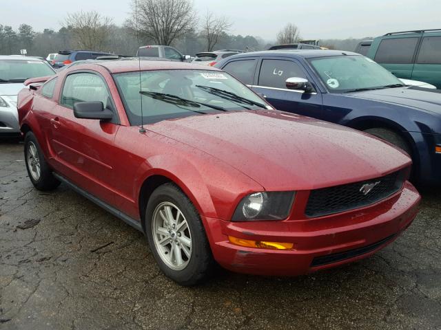 1ZVFT80N065196056 - 2006 FORD MUSTANG RED photo 1