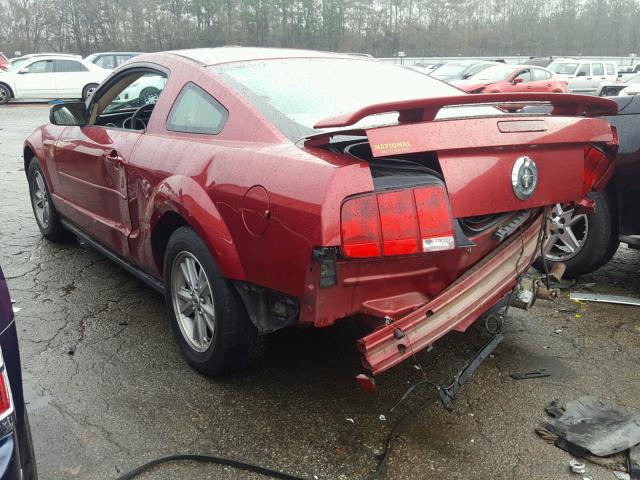 1ZVFT80N065196056 - 2006 FORD MUSTANG RED photo 3