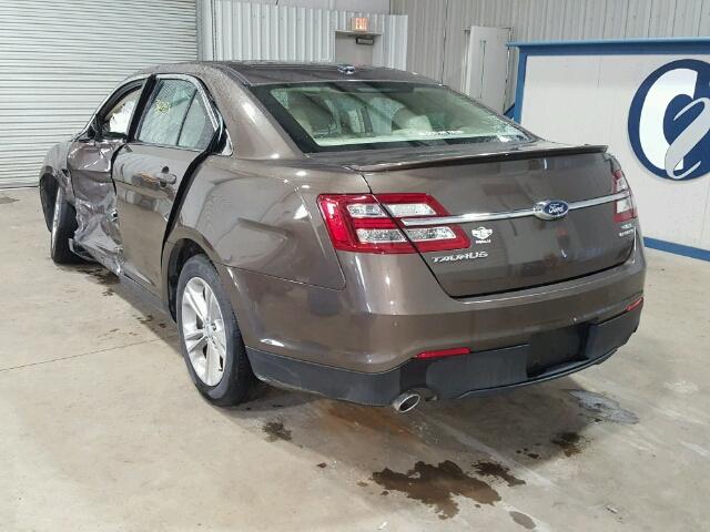 1FAHP2E88FG203149 - 2015 FORD TAURUS SEL BROWN photo 3