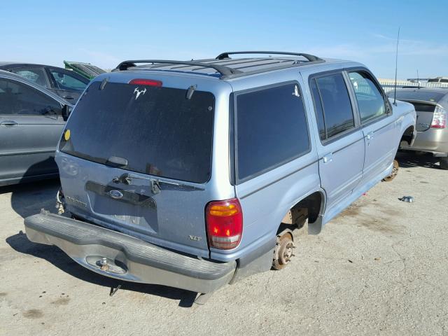 1FMZU34E1WZA25654 - 1998 FORD EXPLORER BLUE photo 4