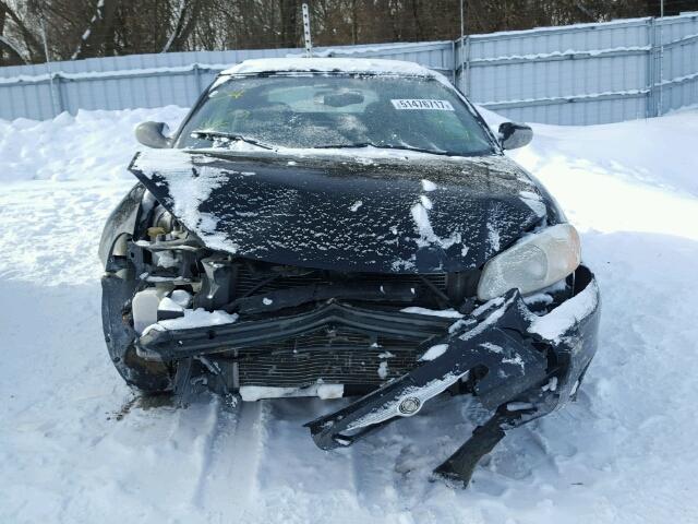 1C3EL55R23N562379 - 2003 CHRYSLER SEBRING LX BLACK photo 9