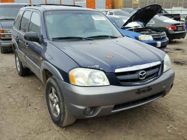 4F2CU08192KM43933 - 2002 MAZDA TRIBUTE LX BLUE photo 1