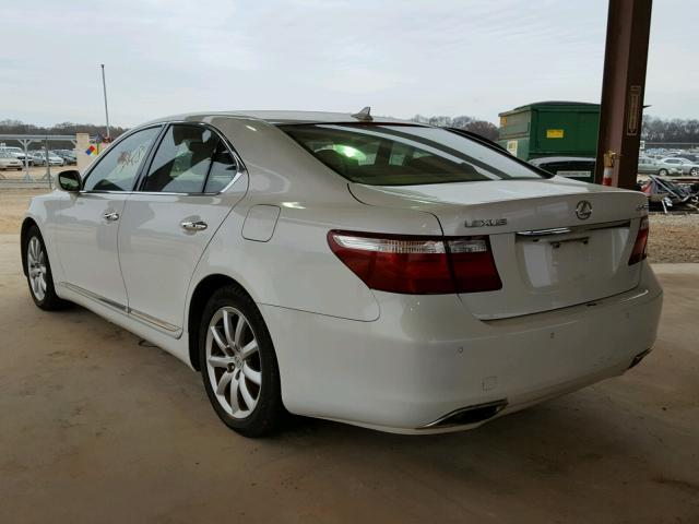 JTHBL46FX85057435 - 2008 LEXUS LS 460 WHITE photo 3