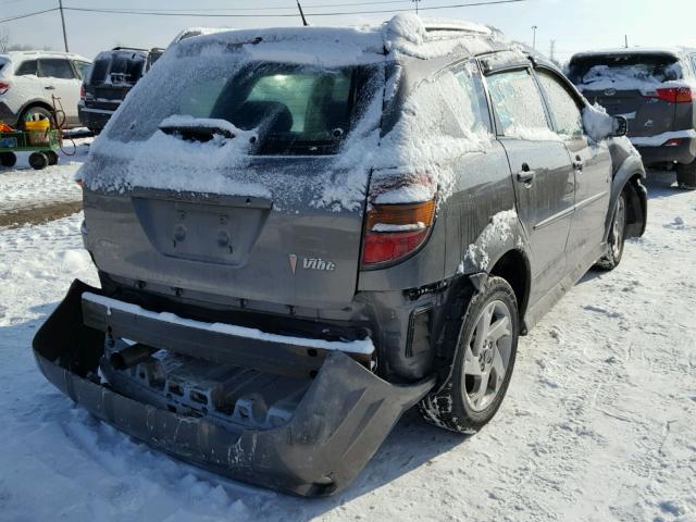 5Y2SL65818Z420794 - 2008 PONTIAC VIBE SILVER photo 4