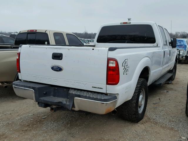 1FT7W2B66CEB49272 - 2012 FORD F250 WHITE photo 4