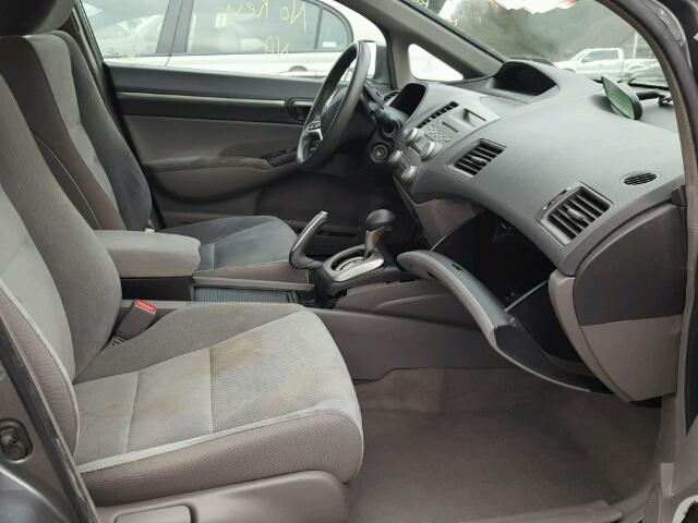 2HGFA16899H356175 - 2009 HONDA CIVIC EX Gri fotoğraf 5