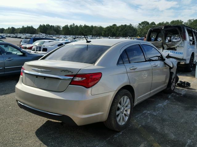 1C3CCBBB4DN765711 - 2013 CHRYSLER 200 TOURIN BEIGE photo 4