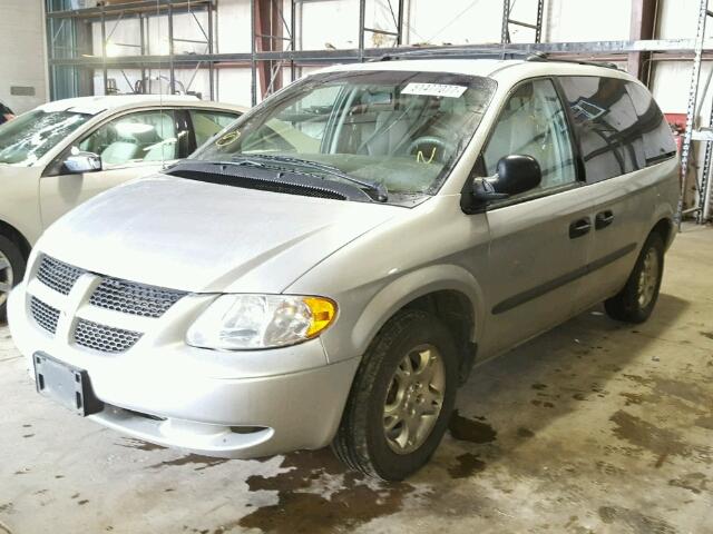 1D4GP25313B166578 - 2003 DODGE CARAVAN SE GRAY photo 2