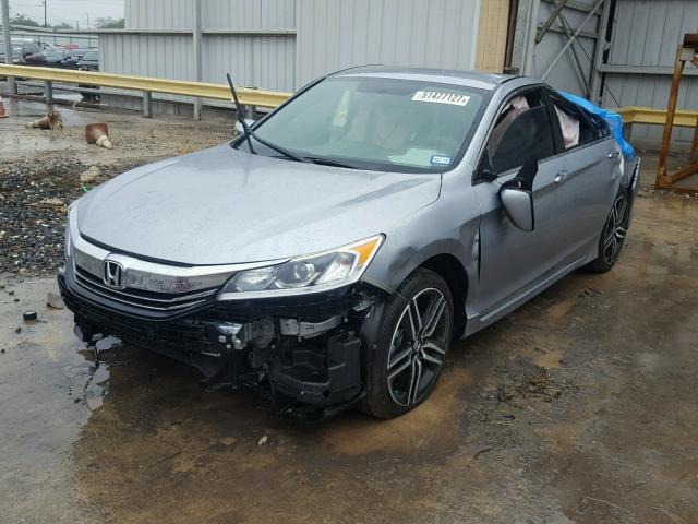 1HGCR2F14HA231750 - 2017 HONDA ACCORD SPO SILVER photo 2