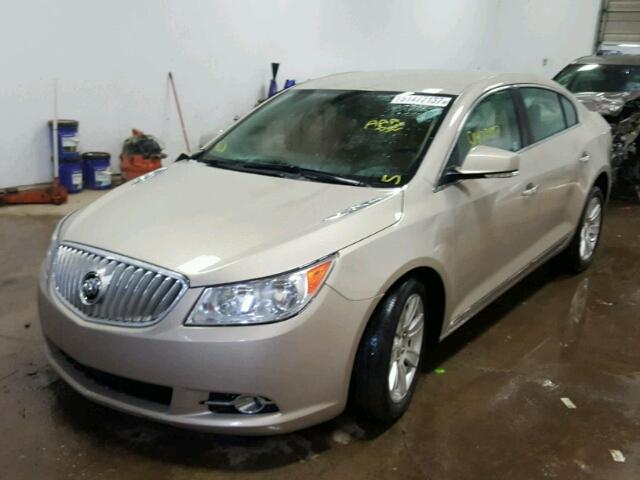 1G4GC5ED2BF178678 - 2011 BUICK LACROSSE C BEIGE photo 2