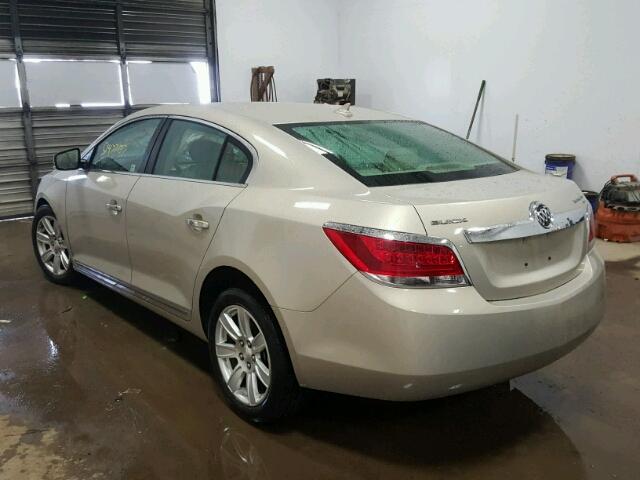 1G4GC5ED2BF178678 - 2011 BUICK LACROSSE C BEIGE photo 3