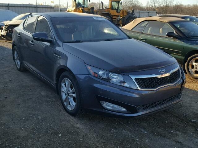 KNAGN4A75B5082572 - 2011 KIA OPTIMA EX CHARCOAL photo 1