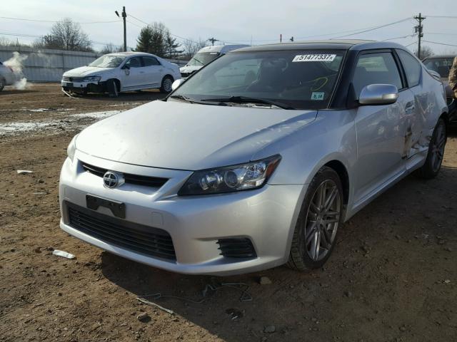 JTKJF5C77D3061271 - 2013 TOYOTA SCION TC 银色 照片 2
