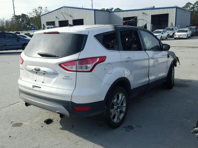 1FMCU0HX4DUD03828 - 2013 FORD ESCAPE SEL WHITE photo 4