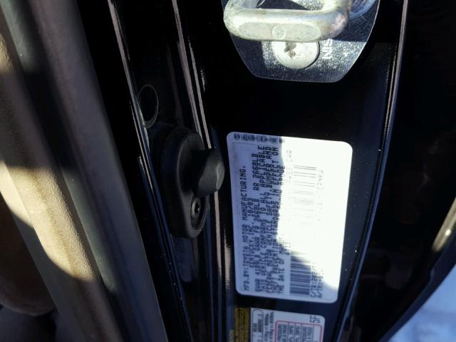 4T1BE32K24U273364 - 2004 TOYOTA CAMRY LE შავი ფოტო 10