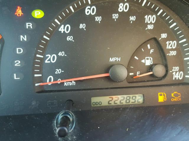 4T1BE32K24U273364 - 2004 TOYOTA CAMRY LE შავი ფოტო 8