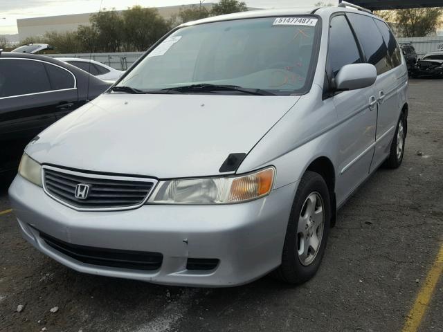 2HKRL18671H543637 - 2001 HONDA ODYSSEY EX SILVER photo 2