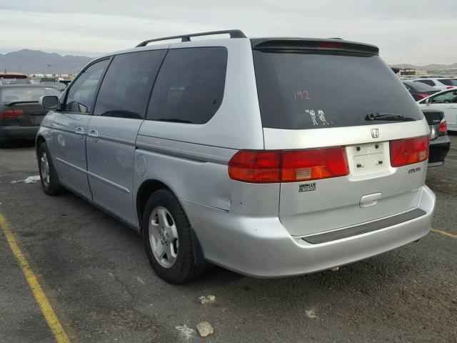 2HKRL18671H543637 - 2001 HONDA ODYSSEY EX SILVER photo 3