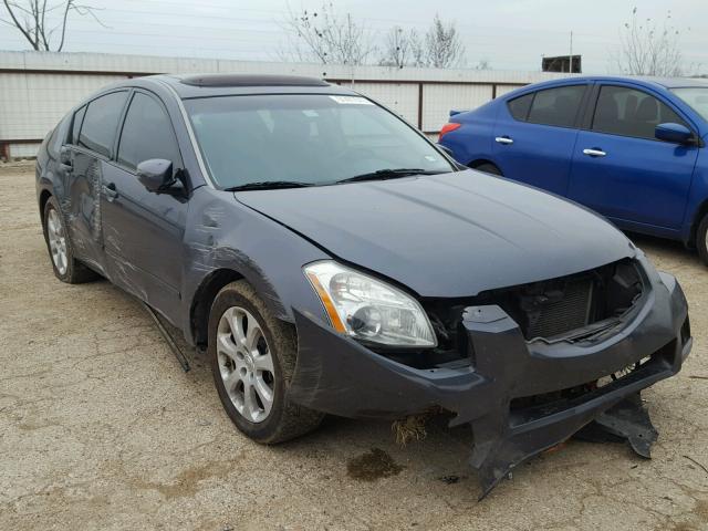 1N4BA41E08C811286 - 2008 NISSAN MAXIMA SE CHARCOAL photo 1