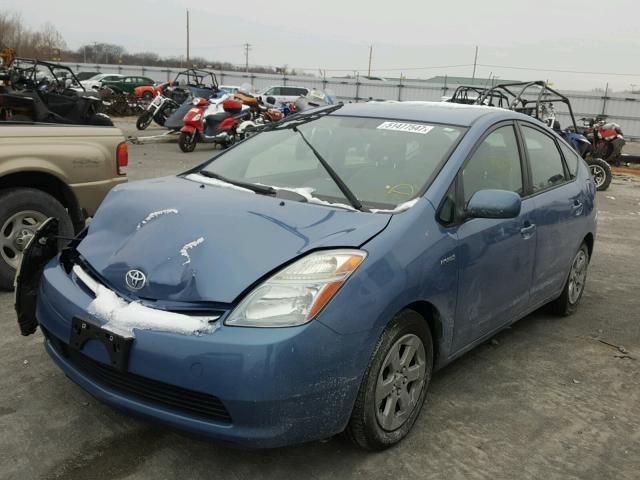 JTDKB20U177630189 - 2007 TOYOTA PRIUS BLUE photo 2