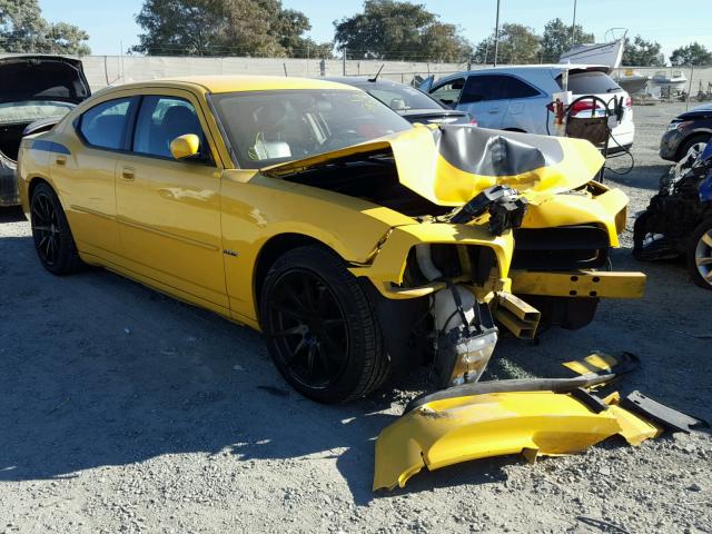 2B3KA53H86H338126 - 2006 DODGE CHARGER R/ YELLOW photo 1