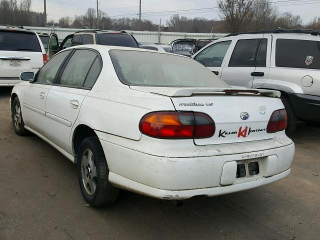 1G1NE52J73M600028 - 2003 CHEVROLET MALIBU LS WHITE photo 3