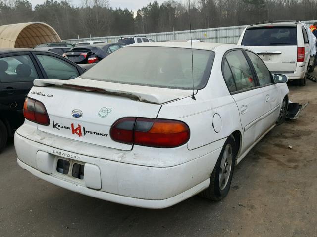 1G1NE52J73M600028 - 2003 CHEVROLET MALIBU LS WHITE photo 4