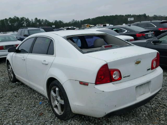 1G1ZA5EUXBF347700 - 2011 CHEVROLET MALIBU LS WHITE photo 3