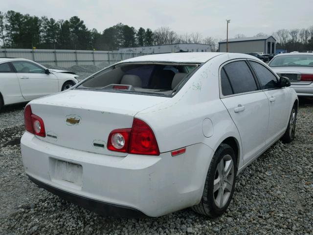 1G1ZA5EUXBF347700 - 2011 CHEVROLET MALIBU LS WHITE photo 4