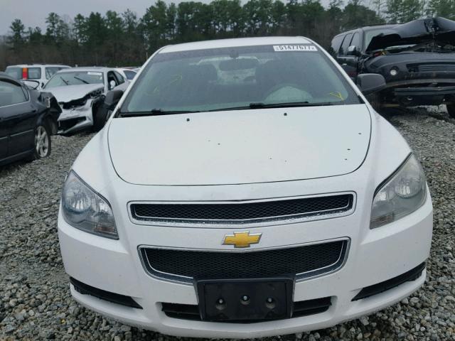 1G1ZA5EUXBF347700 - 2011 CHEVROLET MALIBU LS WHITE photo 9