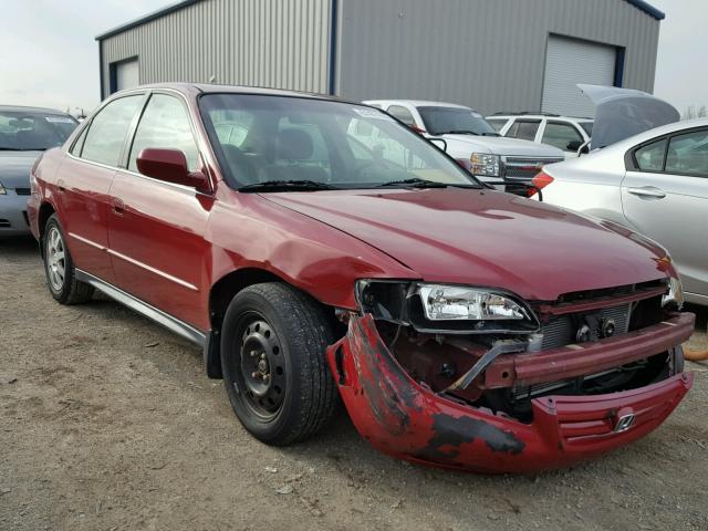 1HGCG56792A003262 - 2002 HONDA ACCORD SE RED photo 1